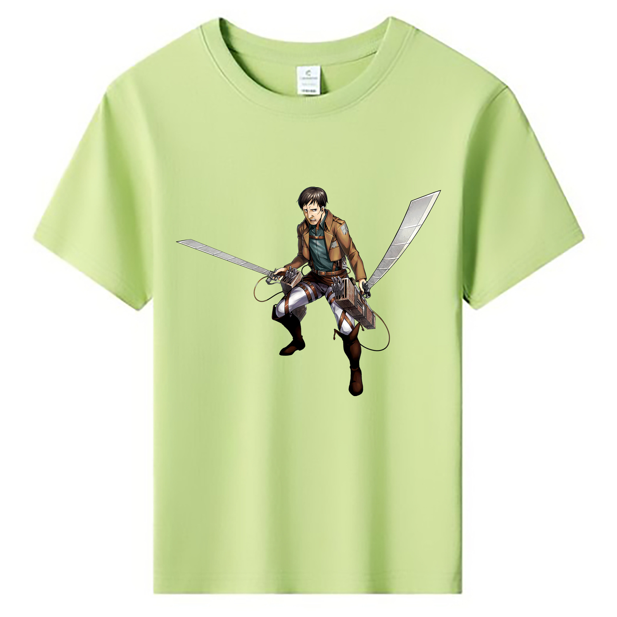 （画像用） 進撃の巨人 Attack on Titan 綿100％キッズTシャツ（フロントプリント）